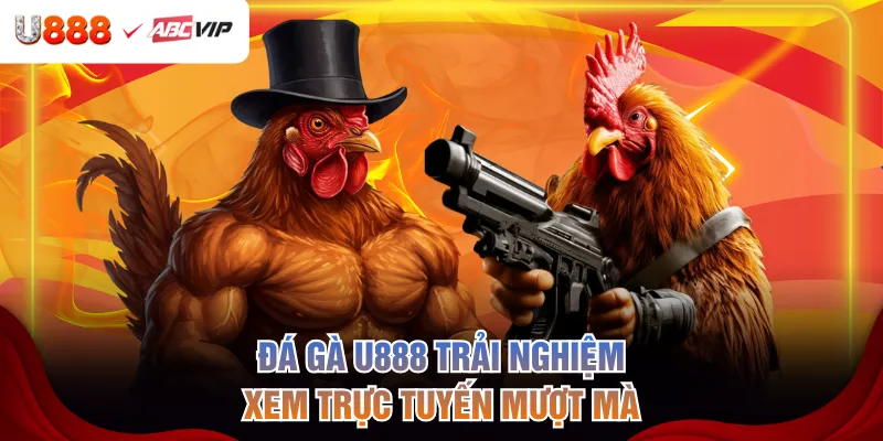 Đá gà U888 trải nghiệm xem trực tuyến mượt mà