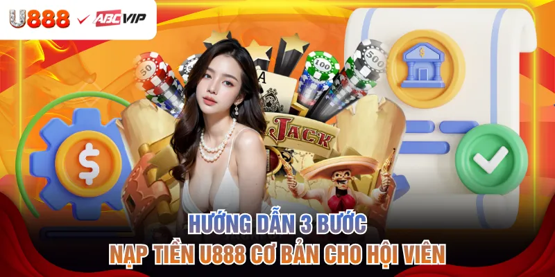 Hướng dẫn 3 bước nạp tiền U888 cơ bản cho hội viên